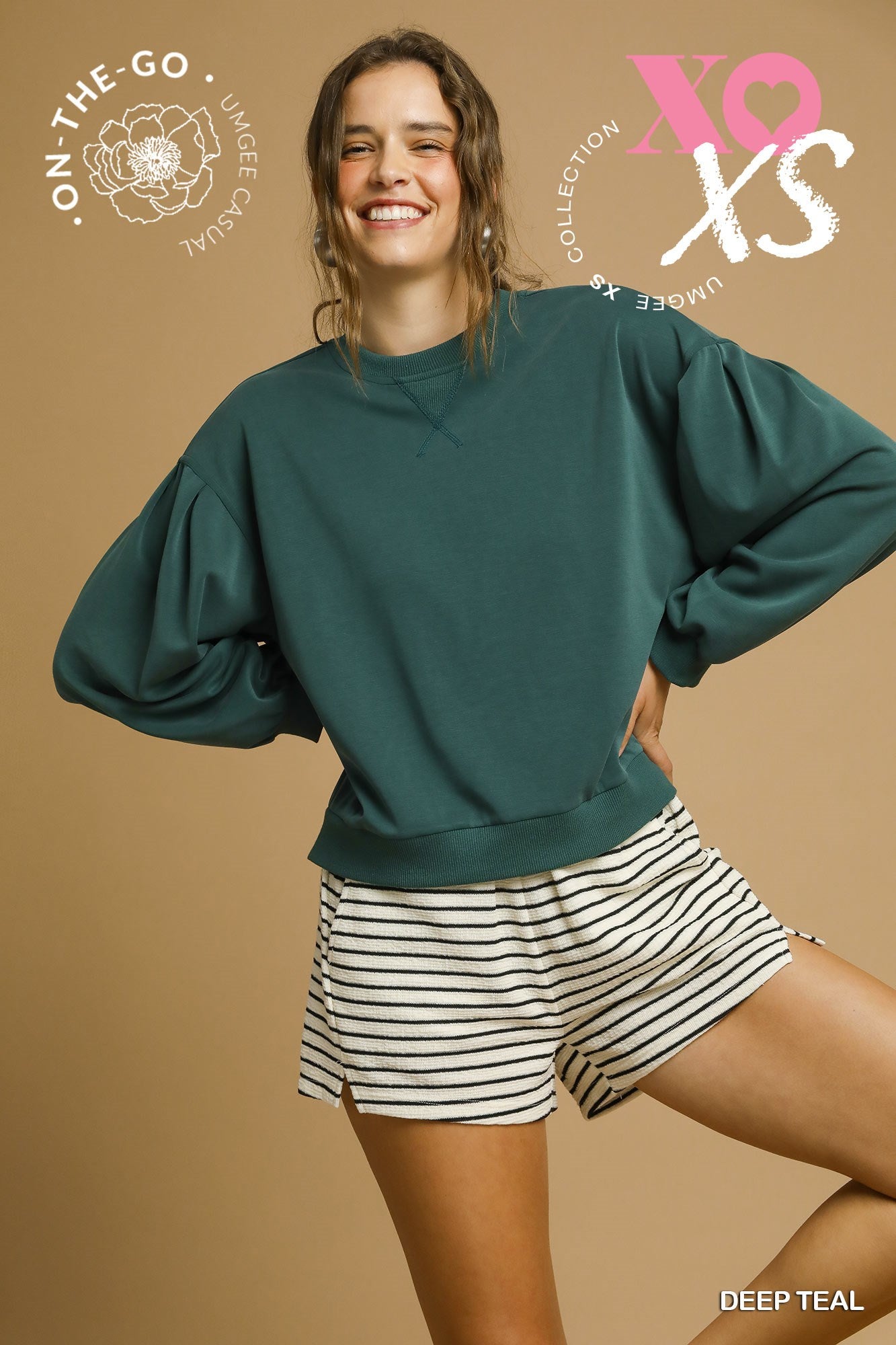 Cupro Crewneck Top