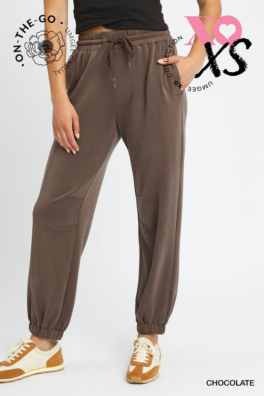 Cappuccino Drawstring Jogger Pants