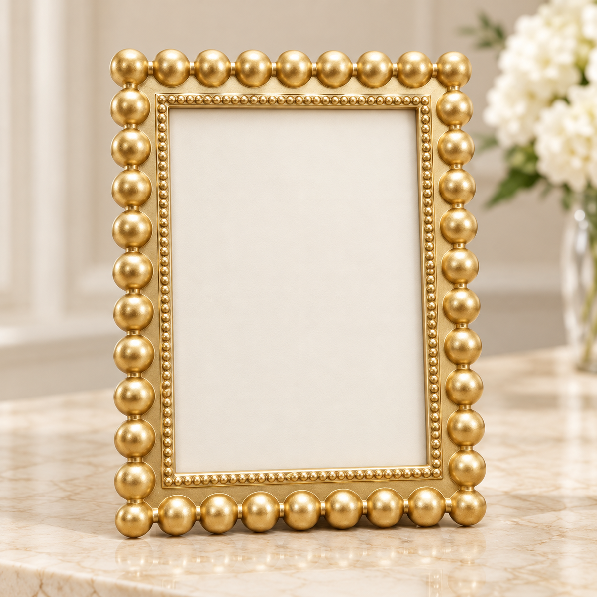 Gold Beaded City Chic Frame
