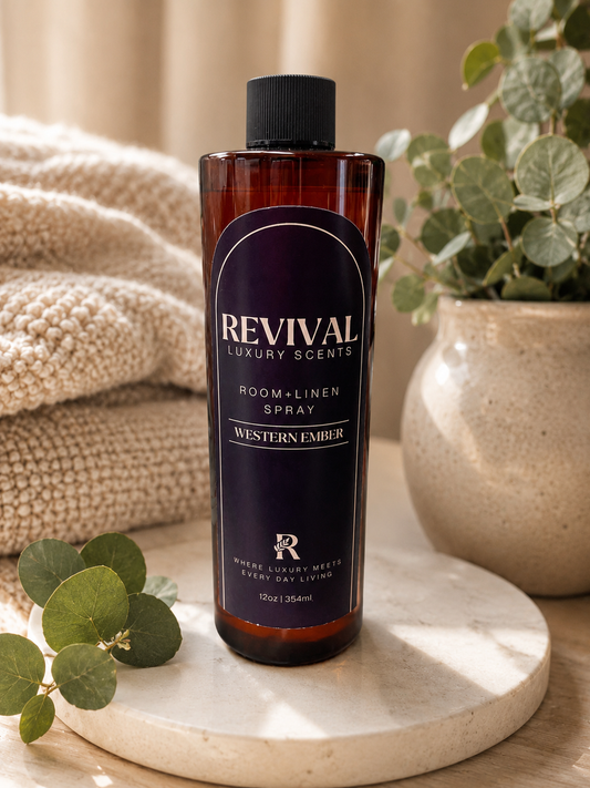 Revival | Linen + Room Spray | Western Ember