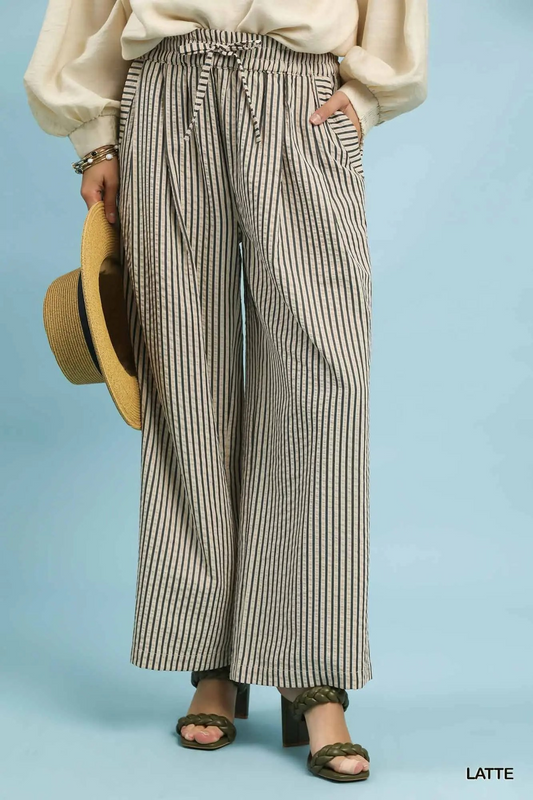 Latte Wide Leg Pants