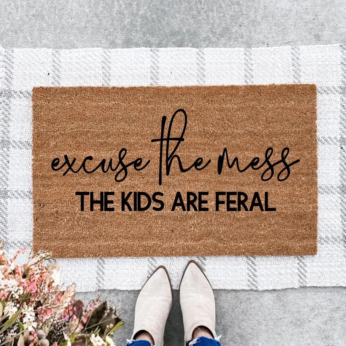 Excuse The Mess Doormat | 24x36