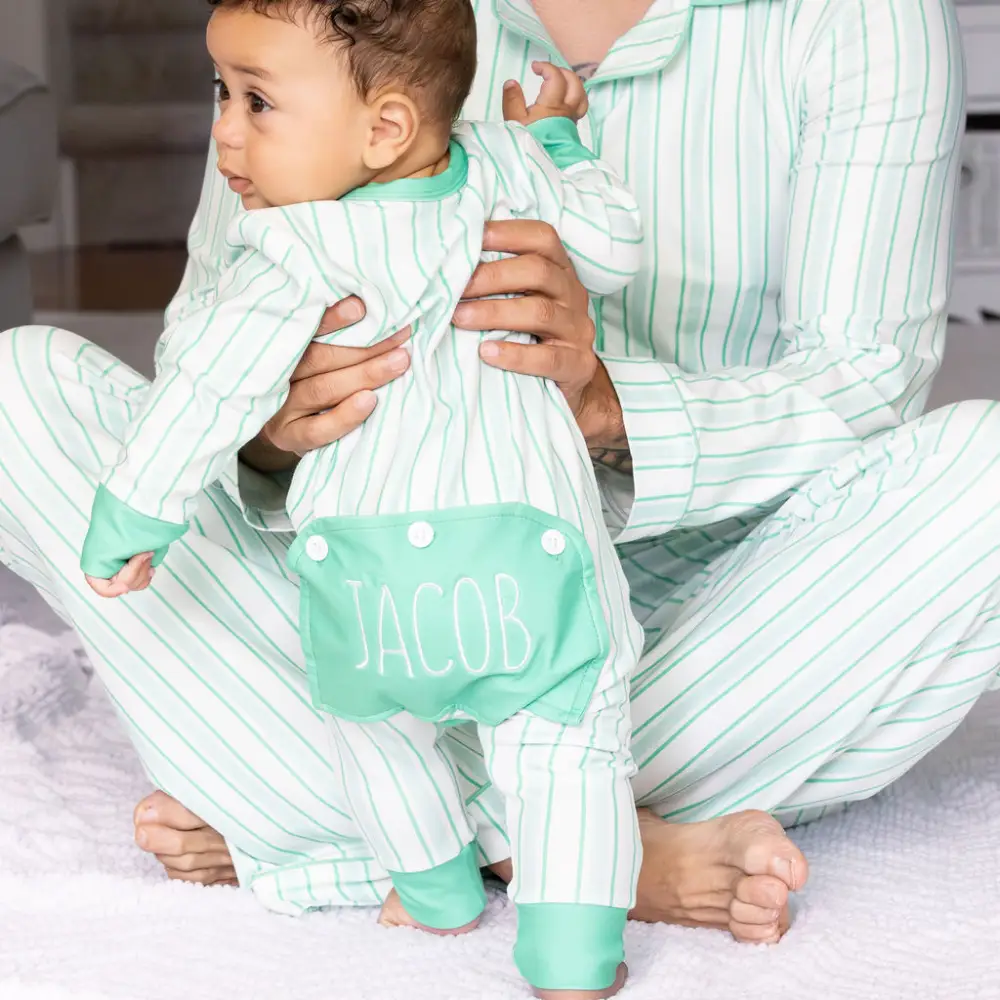 Holiday Stripe Lounge | Monogram Me