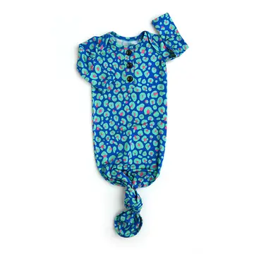 Miley Leopard Baby Gown