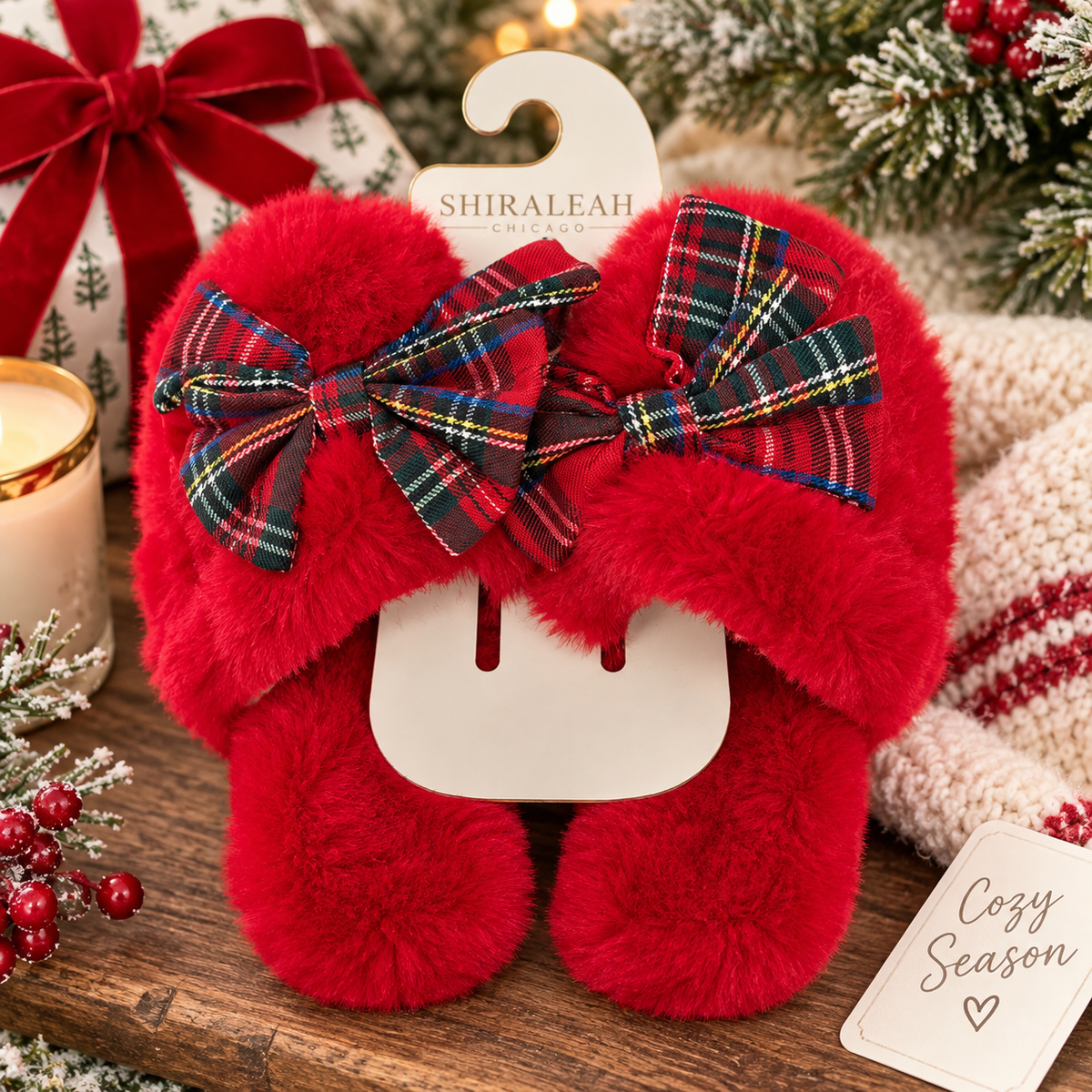 Scottie Slippers | Red
