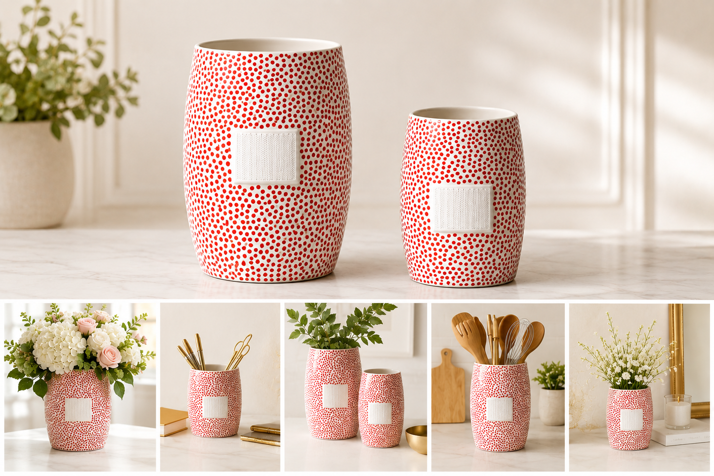 Happy Everything! Oval Vases