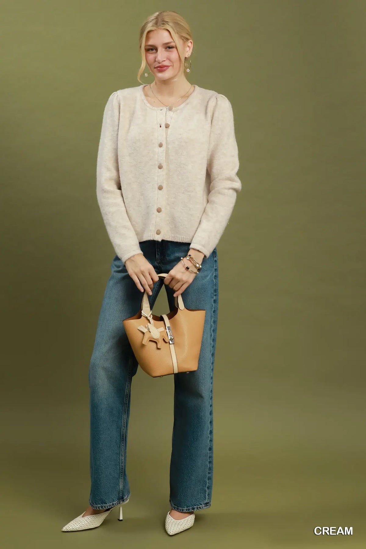 Soft Knit | Button Cardi