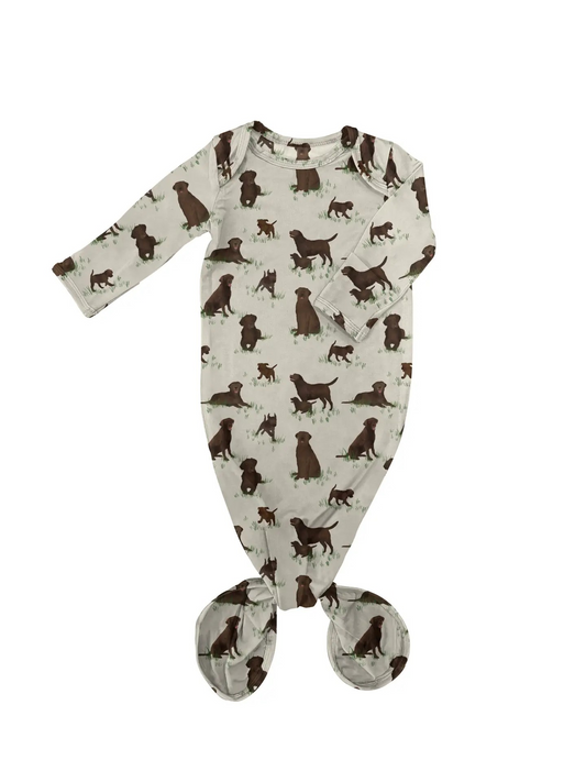 Hunting Lab Knotted Gown | Goosies