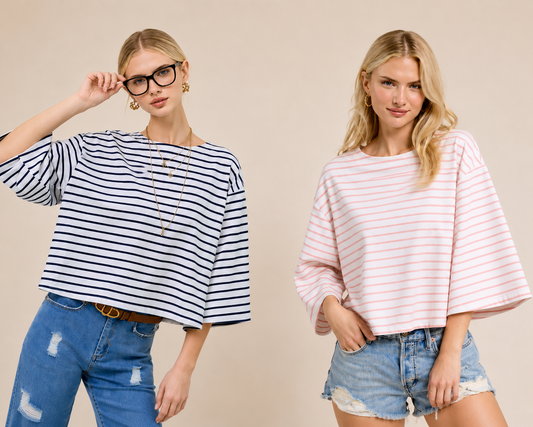 Classic Stripe Boxy Top