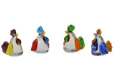 Handcrafted Art Glass Bird Collection