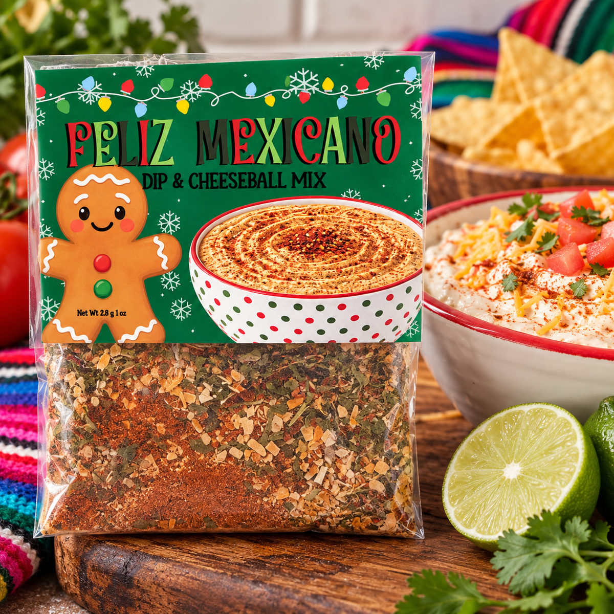 Feliz Mexicano Dip & Cheeseball Mix