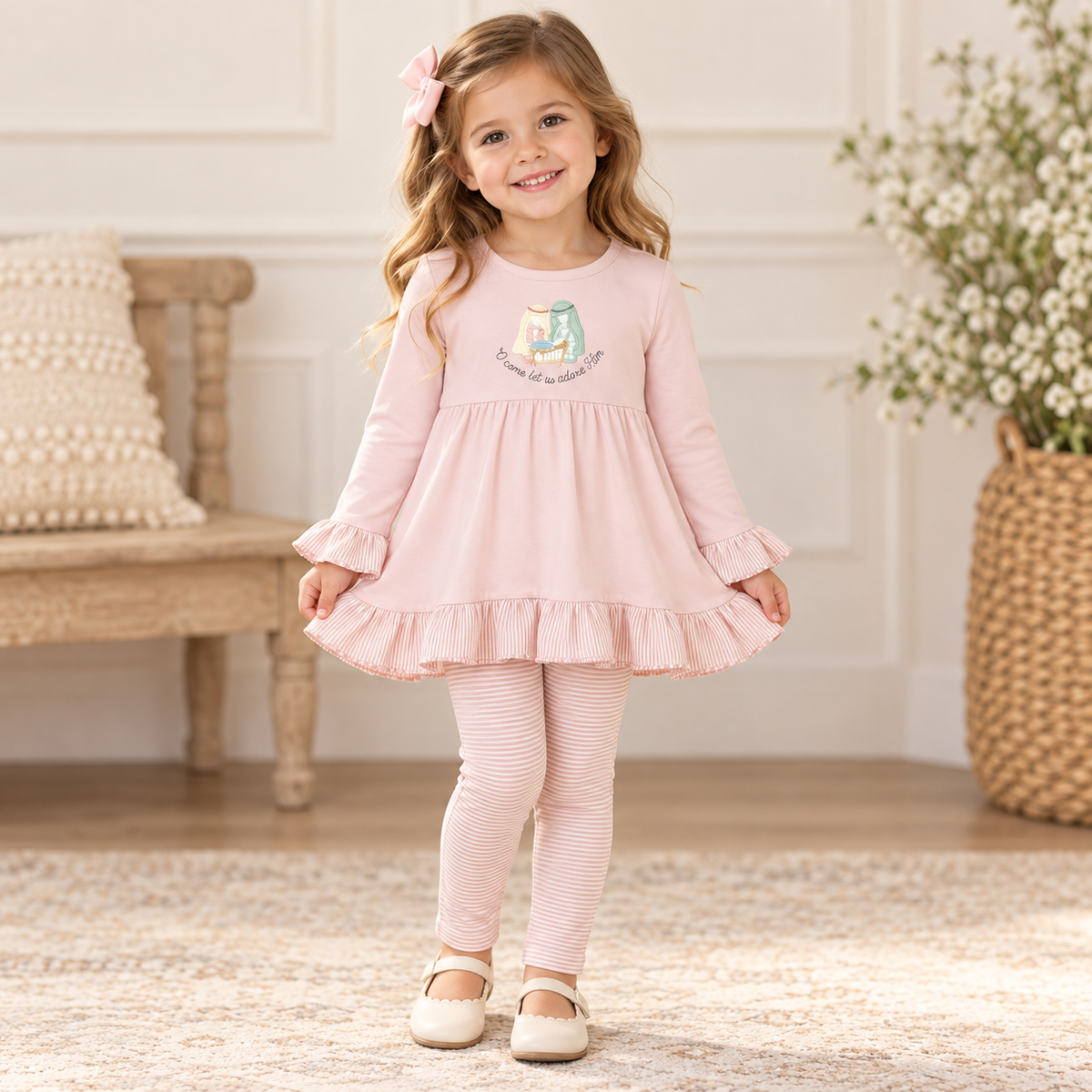 Nativity Applique Legging Set
