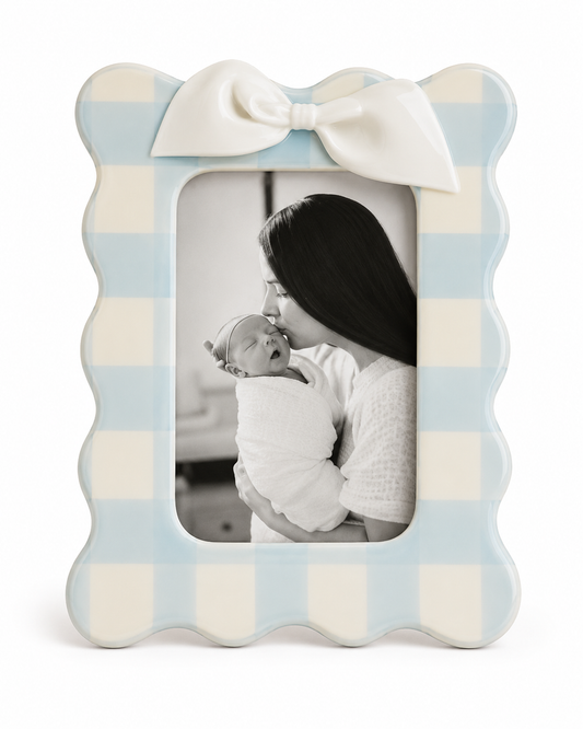 Sweet Memories | Mud Pie | Blue Vertical Frame