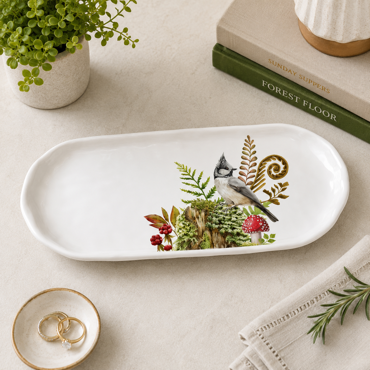 Moss & Oak Melamine Accent Tray