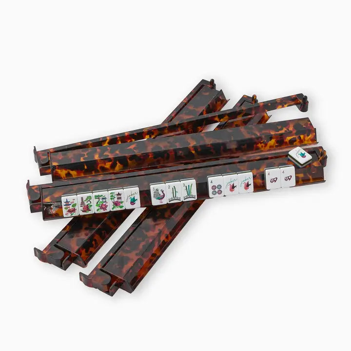 Tortoise Shell Rack + Pusher | Oh My Mahjong