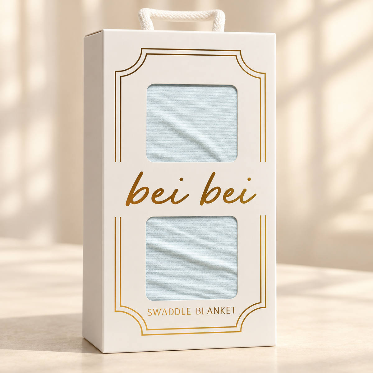 Breezy Blue Swaddle Blanket | BeiBei