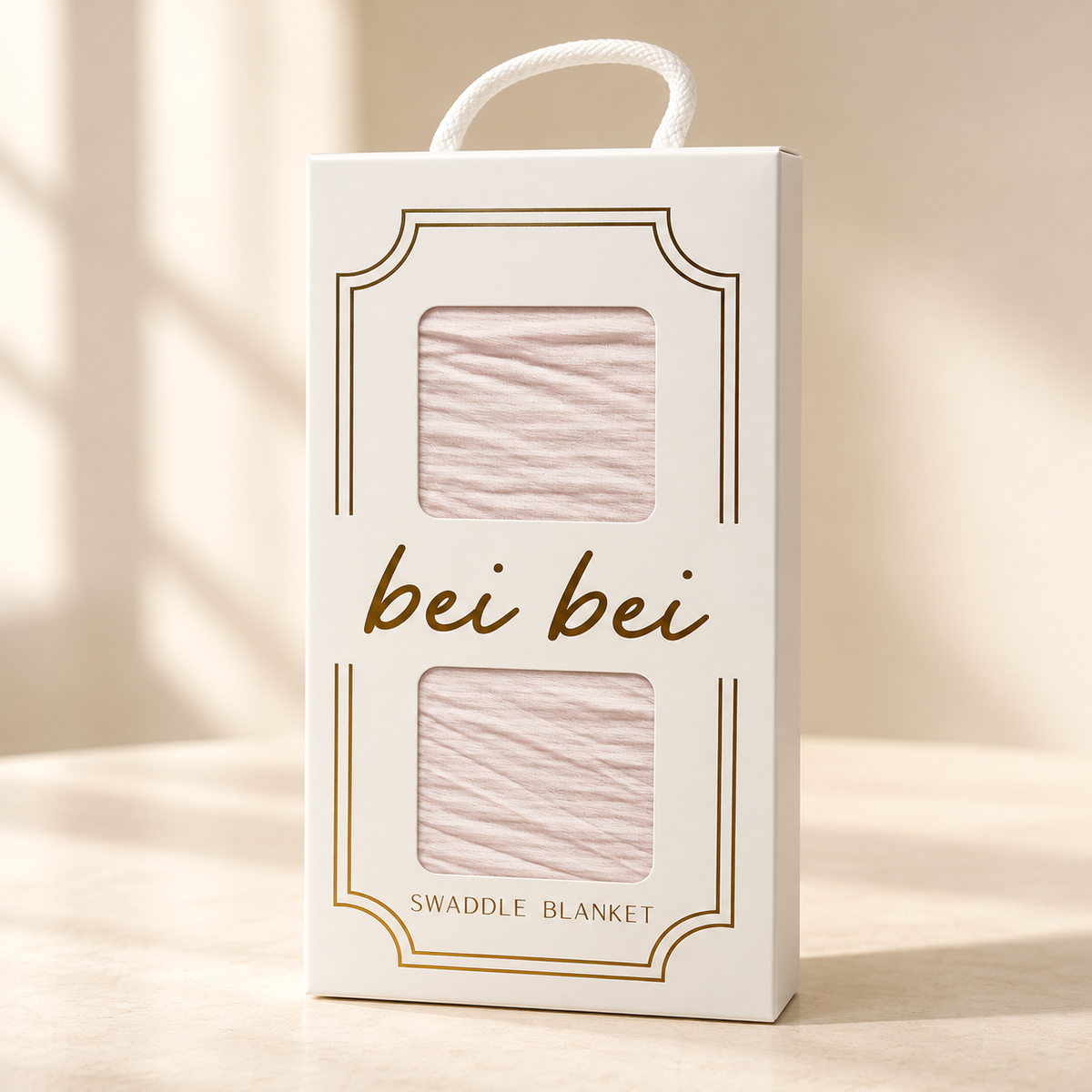 Petal Pink Swaddle Blanket | BeiBei