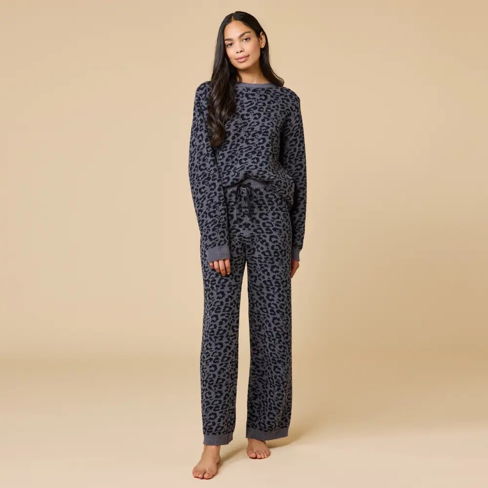 Marshmallow Leopard Lounge Set
