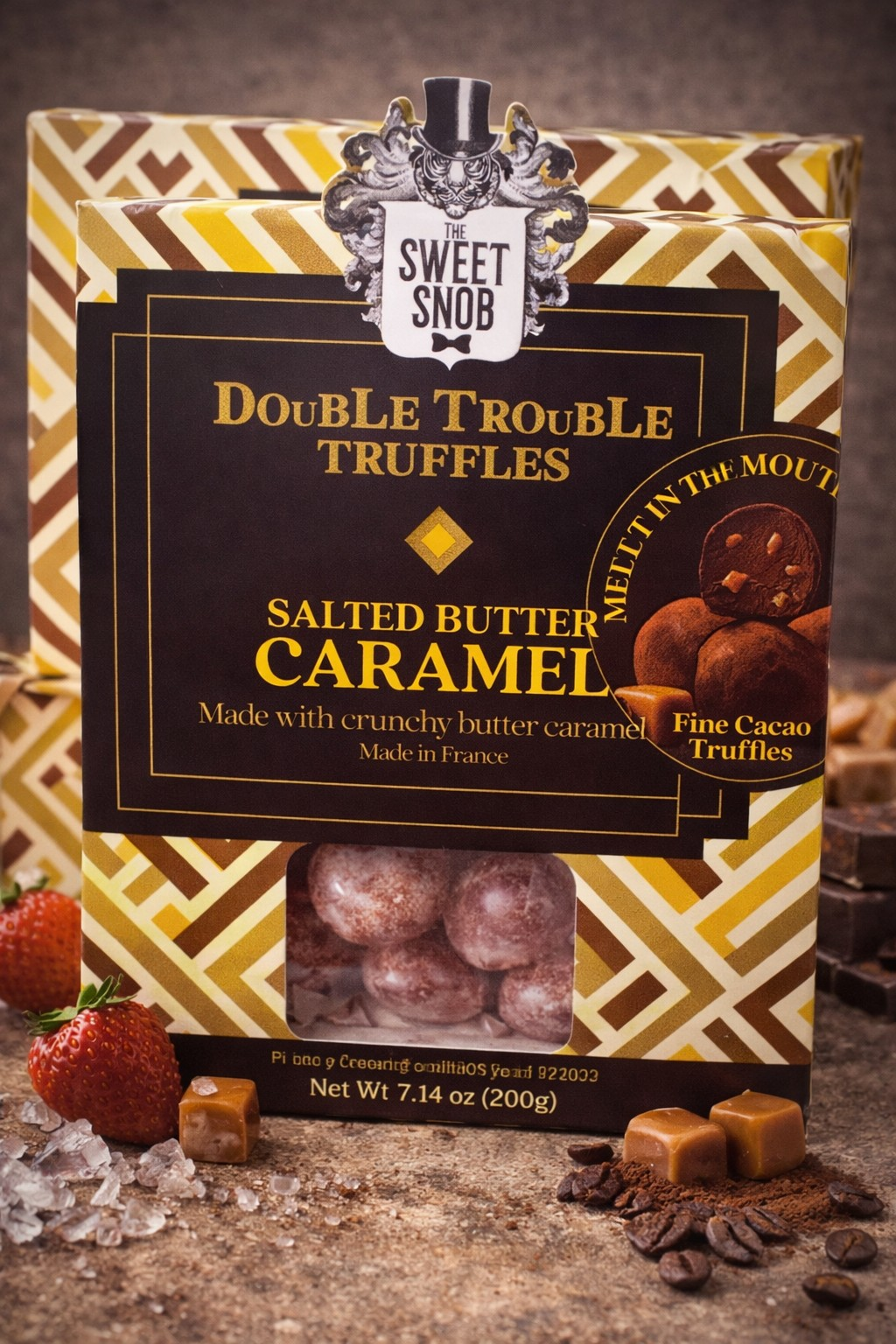 Double Trouble Salted Caramel Truffles | Sweet Snob