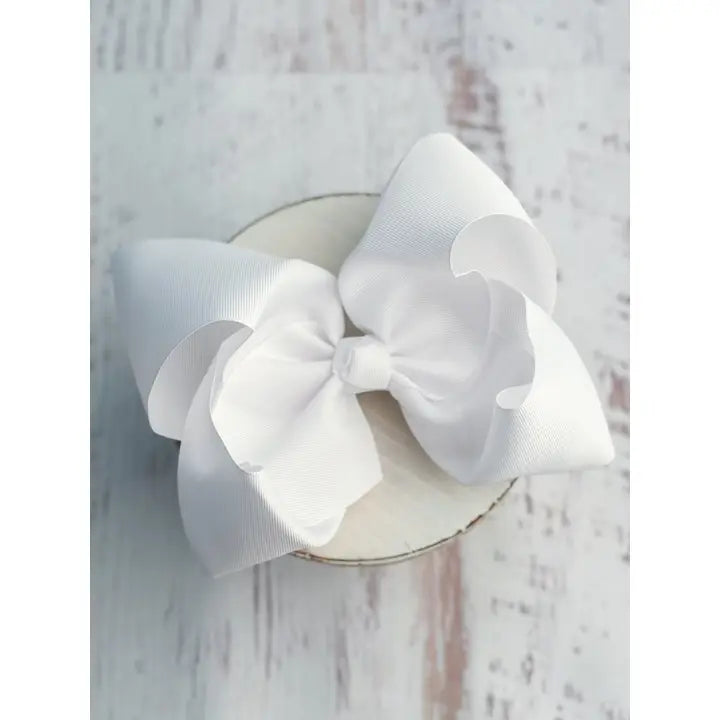 White Hair Bow | Texas Size