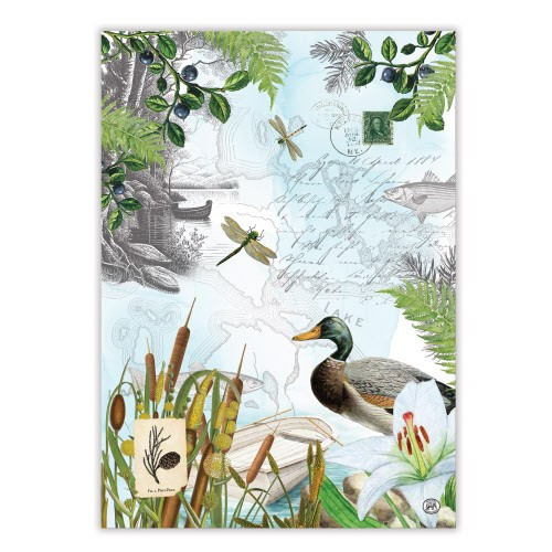 By The Lake Kitchen Towel | Stonewall