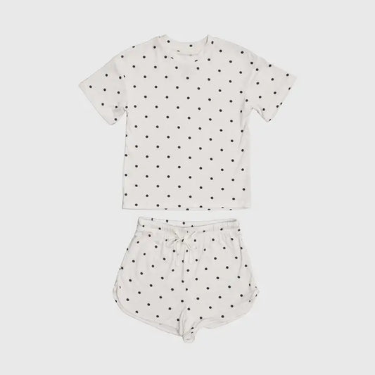 Girls Polka Dot Bamboo Set