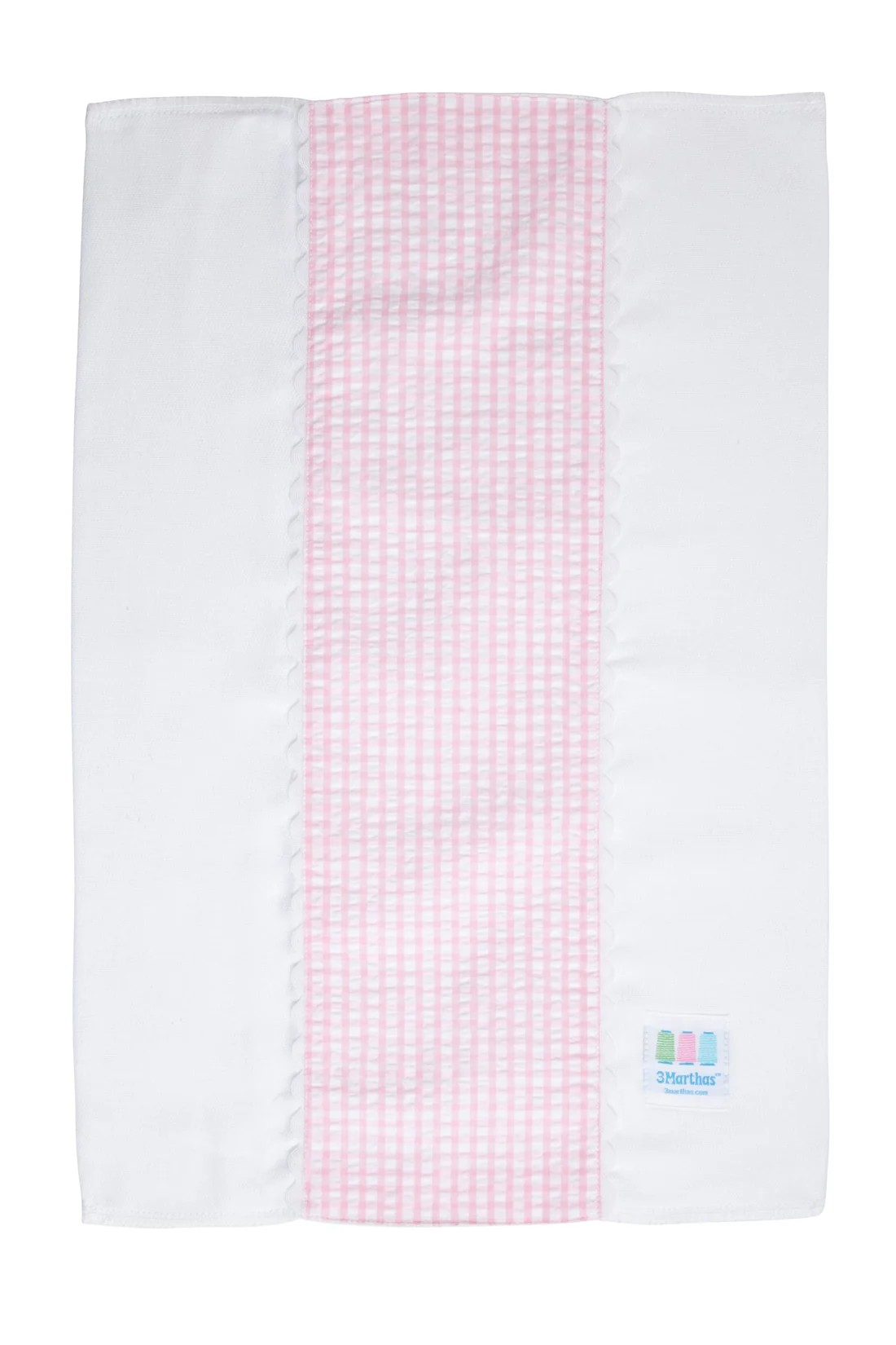 Fancy Fabric Burb Cloth | Pink/White Check