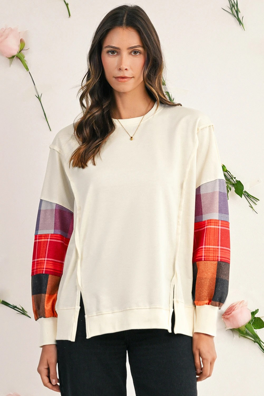Cozy Plaid Pullover