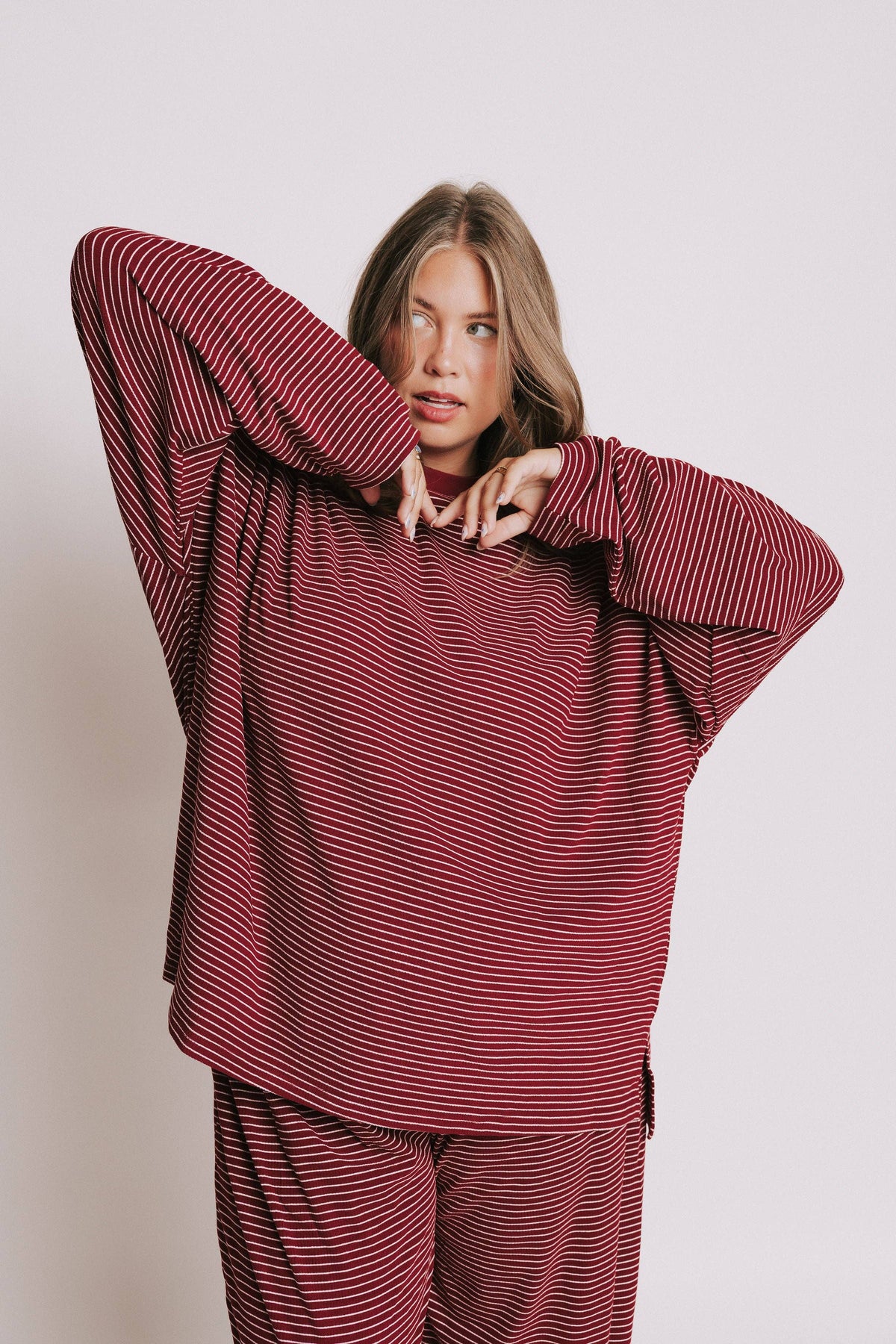 Cozy In Crimson Top
