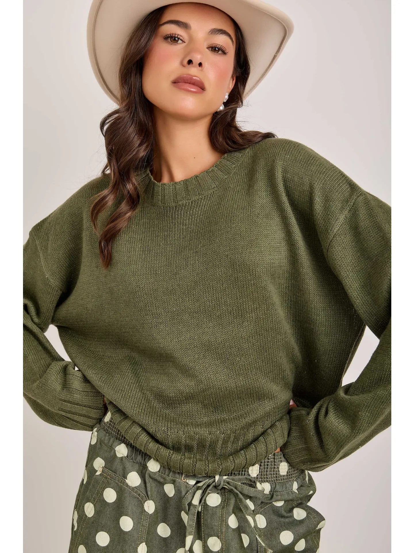 Olive Edit Sweater