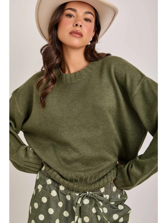 Olive Edit Sweater