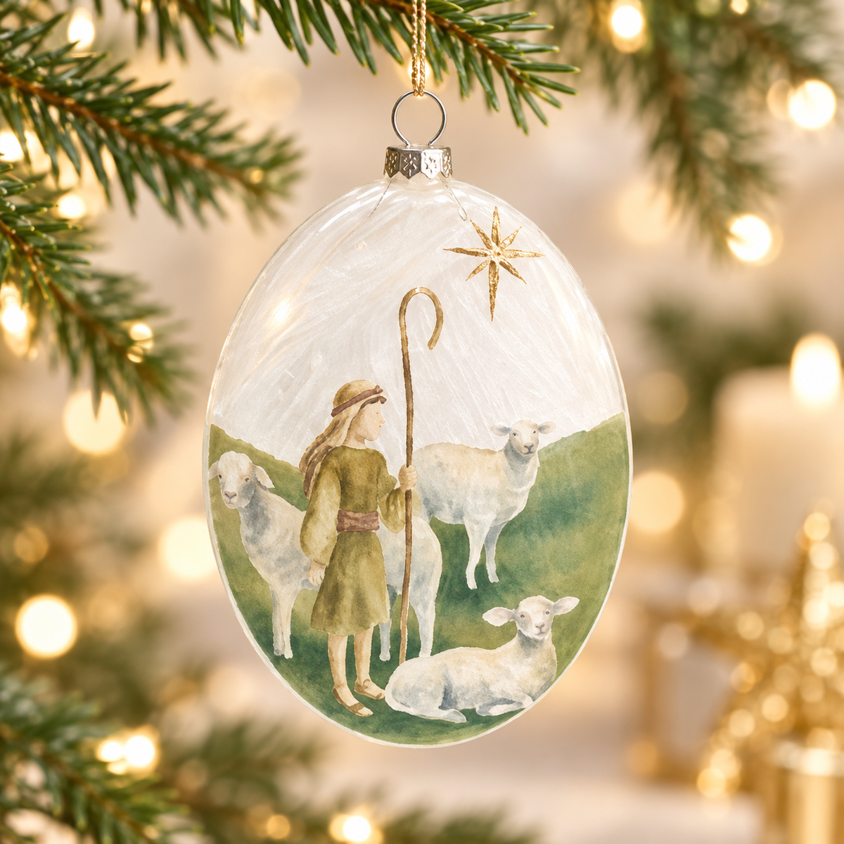 Great Joy Shepard Boy Ornament