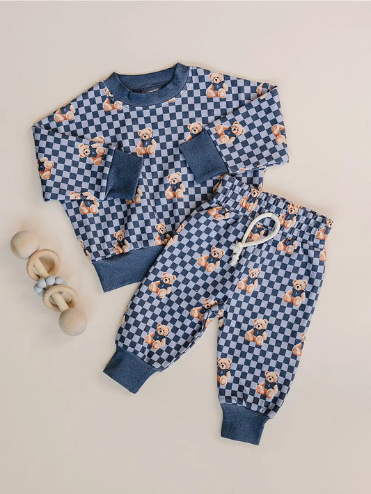 Checkered Bear Vibe Set