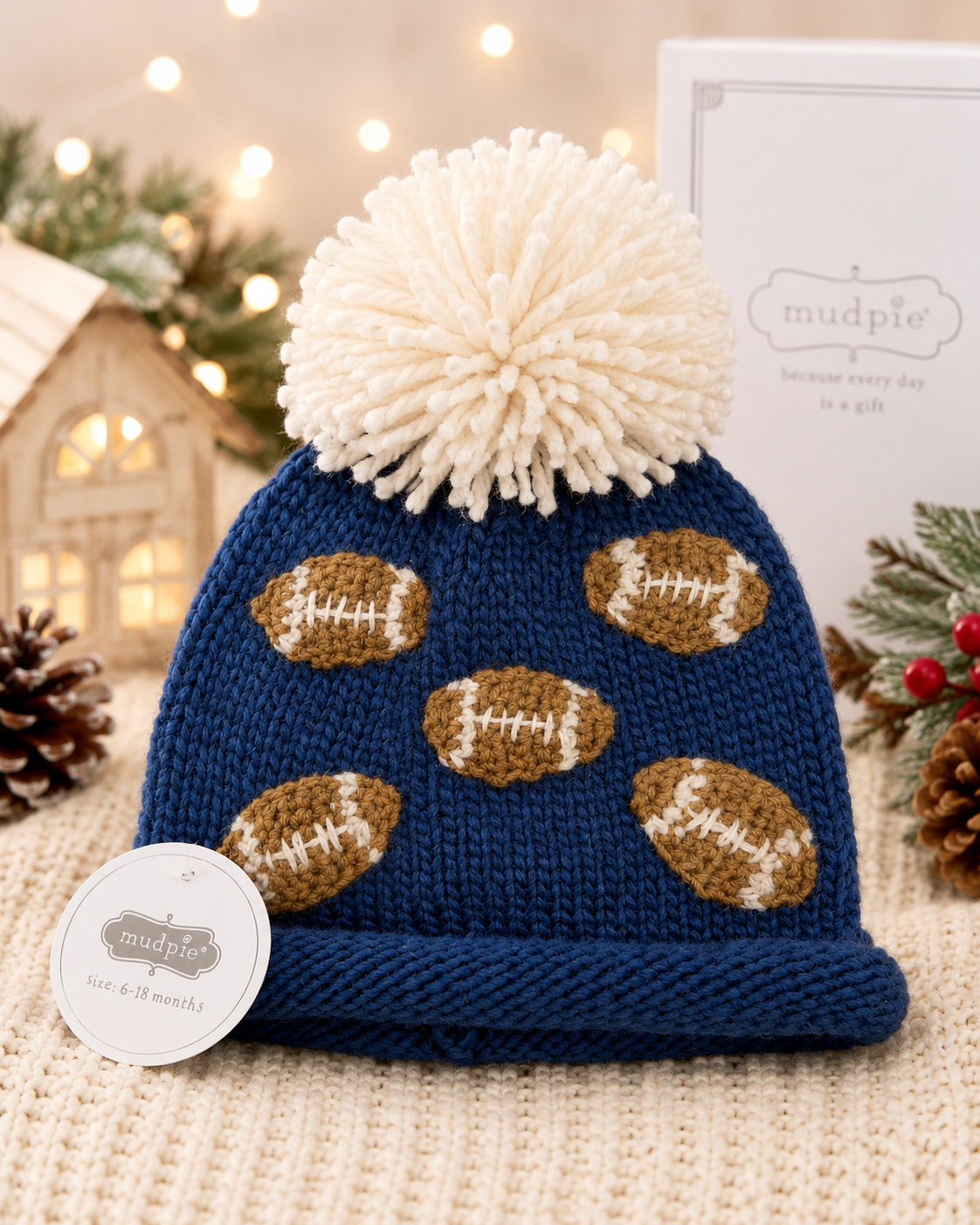 Football Knit Hat