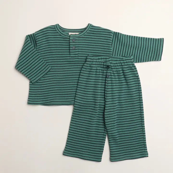 Micky Set | Green Stripe