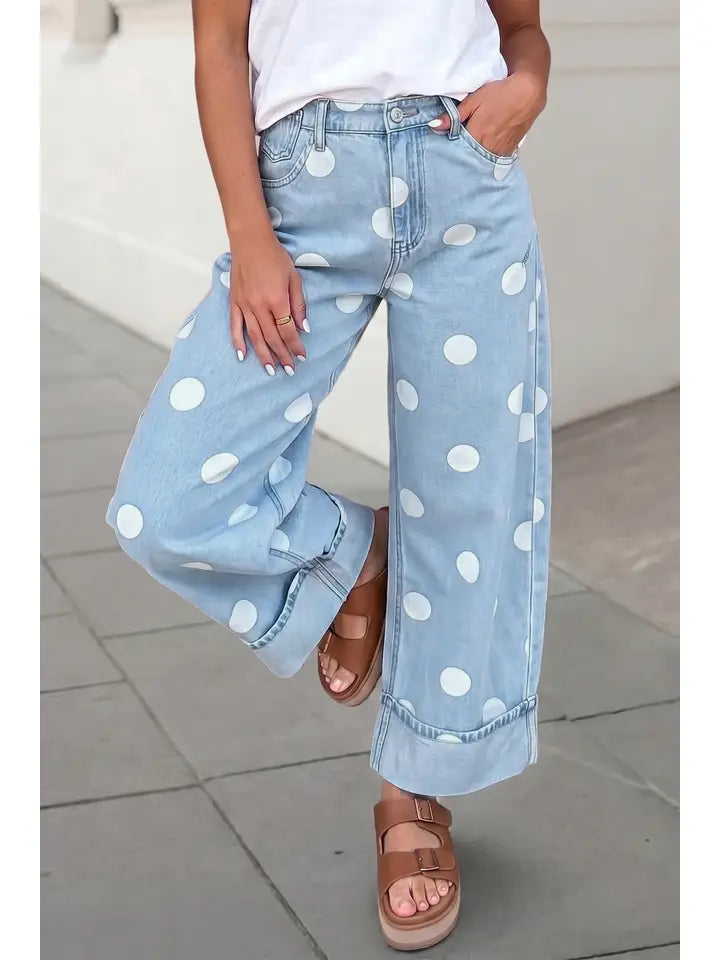 Everyday Polka Dot Denim