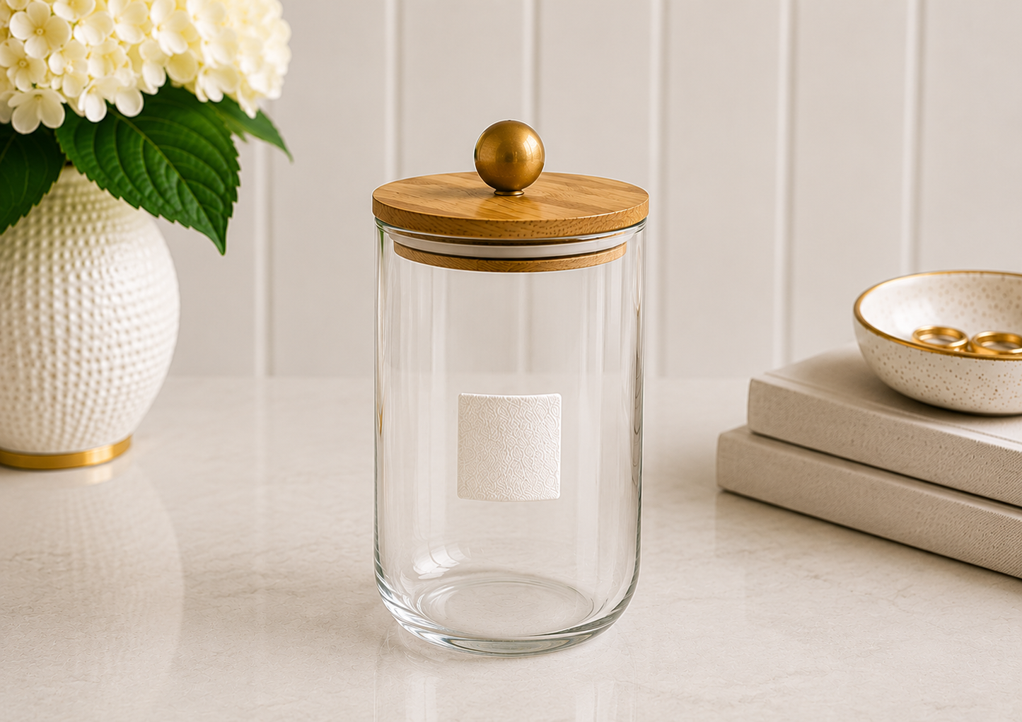 Happy Everything! Glass Storage Jar