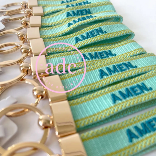 Amen Woven Keychain