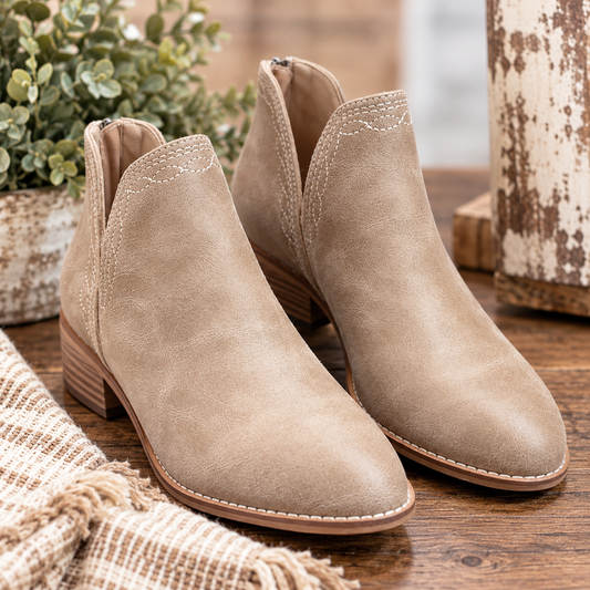 Dive Bar Bootie | Taupe