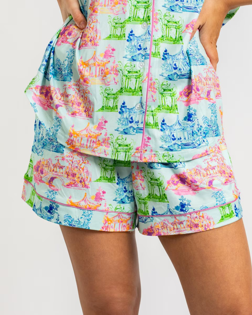 Maya Short Sleeve Button Up Sleep Set