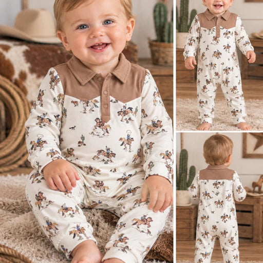 Rootin' Tootin' Cowboy Romper
