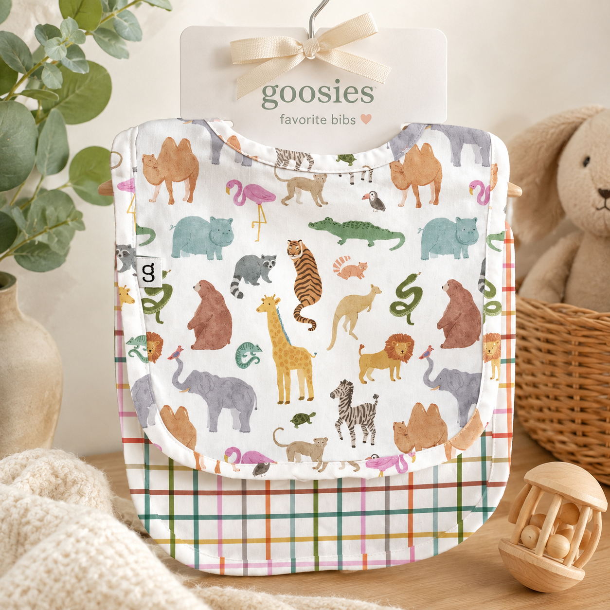 Zoo Day Bib Set