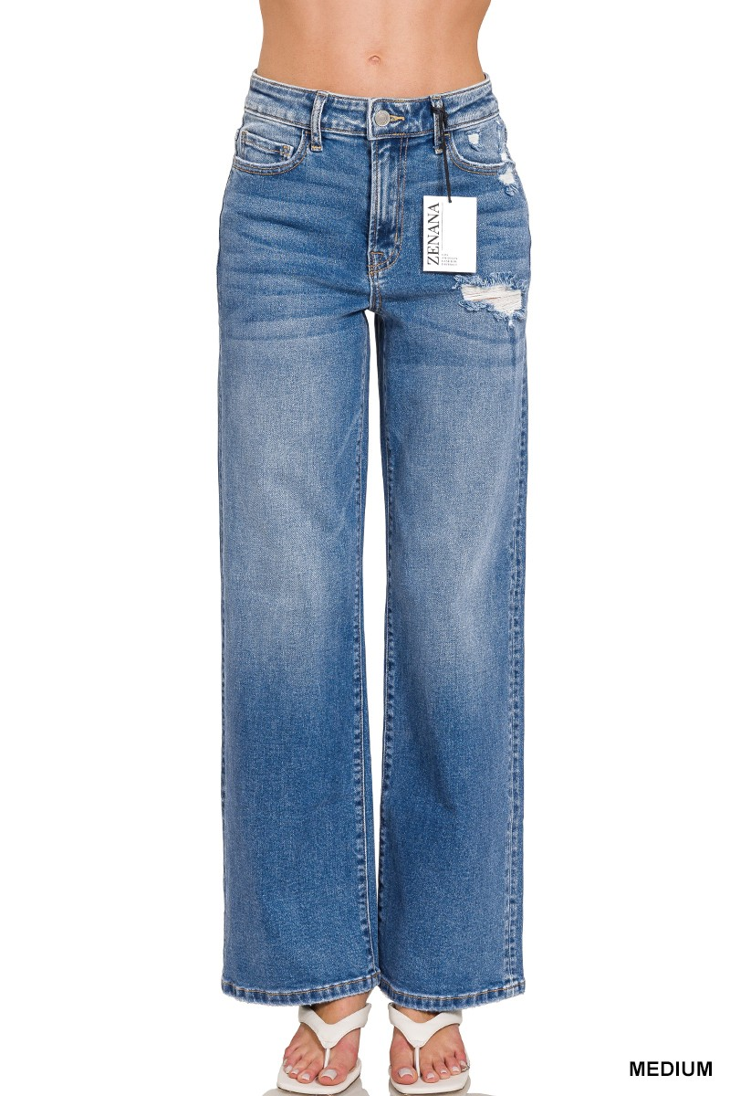 The Everyday Straight Jeans | Zenana