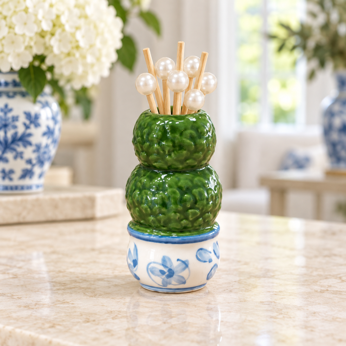 Topiary Toothpick Holder | Mud Pie