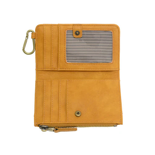 Bifold Wallet – Available in Dijon, Olive, Soft Pink &amp; Camel