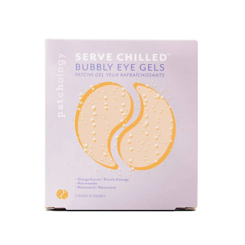 Serve Chilled Bubbly Eye Gels | Patchology