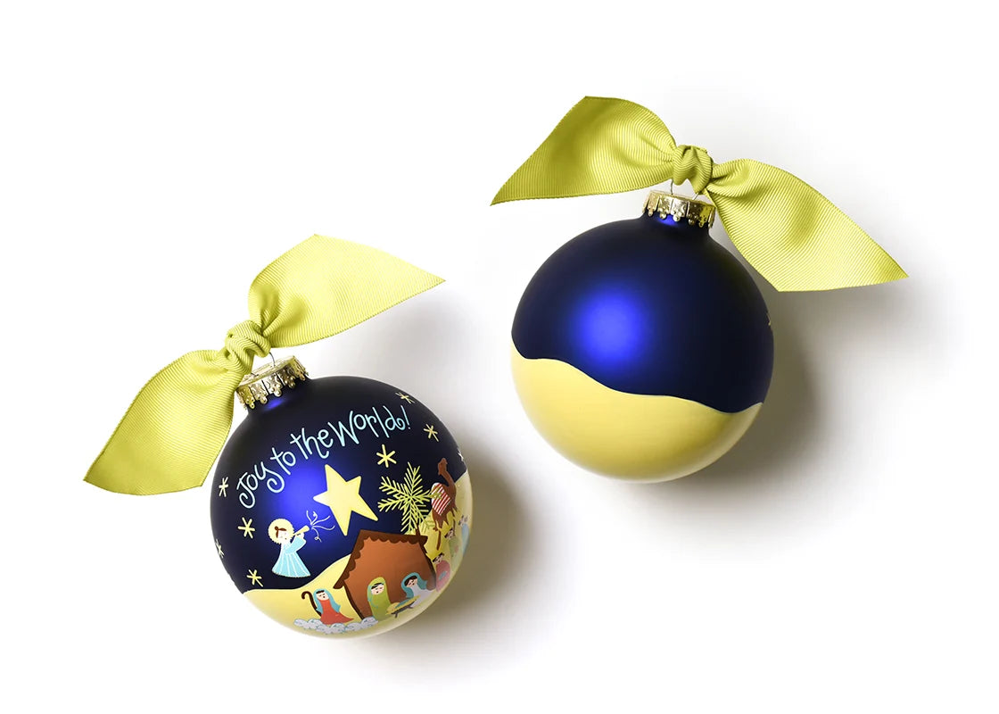 Joy To The World | Glass Ornament