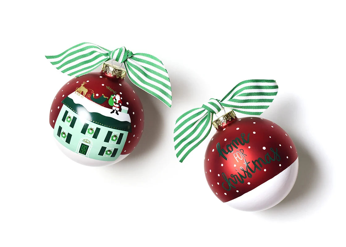 Home For Christmas | Glass Christmas Ornament