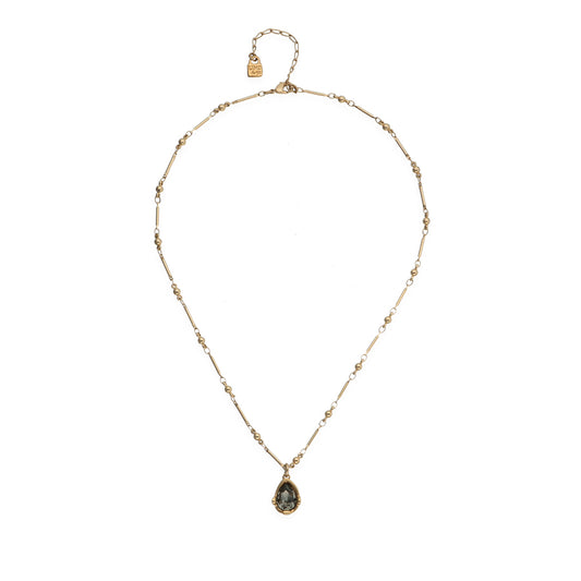 Misterio Pendent Necklace | Gold | Smoke