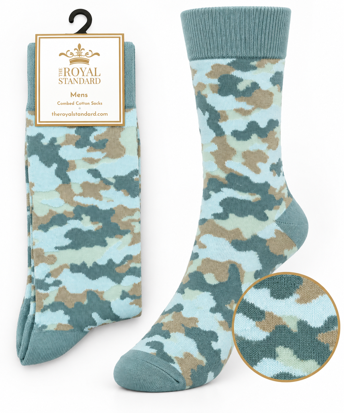 Men's Light Camo Socks | Royal Standard
